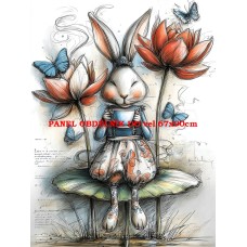 Látkový panel  kolekce DĚTSKÝ DREAMY  SVĚT  606-452