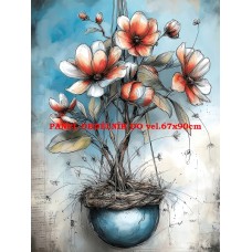 Látkový panel  kolekce DĚTSKÝ DREAMY  SVĚT  606-456