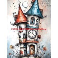Látkový panel  kolekce DĚTSKÝ DREAMY  SVĚT  606-461