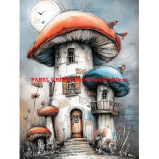 Látkový panel  kolekce DĚTSKÝ DREAMY  SVĚT  606-463