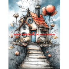 Látkový panel  kolekce DĚTSKÝ DREAMY  SVĚT  606-464