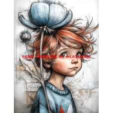 Látkový panel  kolekce DĚTSKÝ DREAMY  SVĚT  606-470