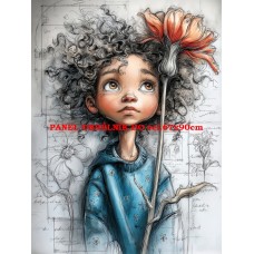 Látkový panel  kolekce DĚTSKÝ DREAMY  SVĚT  606-472