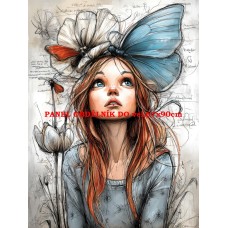 Látkový panel  kolekce DĚTSKÝ DREAMY  SVĚT  606-477