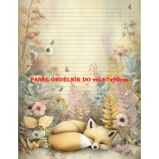 Látkový panel  kolekce DĚTSKÝ DREAMY  SVĚT  606-53