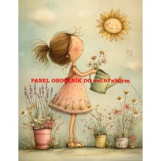 Látkový panel  kolekce DĚTSKÝ DREAMY  SVĚT  606-54