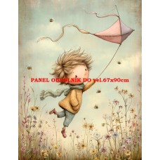 Látkový panel  kolekce DĚTSKÝ DREAMY  SVĚT  606-58