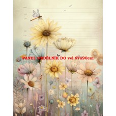 Látkový panel  kolekce DĚTSKÝ DREAMY  SVĚT  606-62