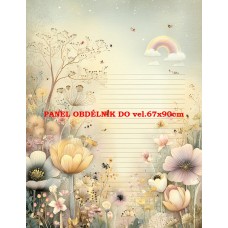 Látkový panel  kolekce DĚTSKÝ DREAMY  SVĚT  606-64