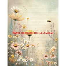 Látkový panel  kolekce DĚTSKÝ DREAMY  SVĚT  606-65