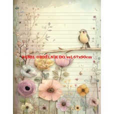 Látkový panel  kolekce DĚTSKÝ DREAMY  SVĚT  606-66