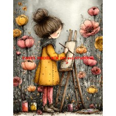 Látkový panel  kolekce DĚTSKÝ DREAMY  SVĚT  606-7