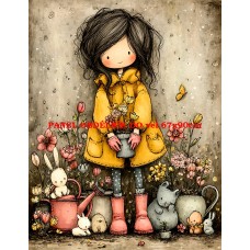 Látkový panel  kolekce DĚTSKÝ DREAMY  SVĚT  606-8