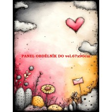 Látkový panel kolekce DĚTSKÝ DREAMY SVĚT 606-94 Látkový panel kolekce DĚTSKÝ DREAMY SVĚT 606-94