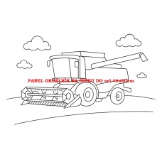 Látkový panel kolekce OMALOVÁNKY 607-104 Látkový panel kolekce OMALOVÁNKY 607-104