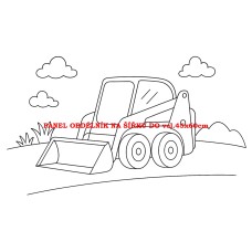 Látkový panel kolekce OMALOVÁNKY 607-107 Látkový panel kolekce OMALOVÁNKY 607-107