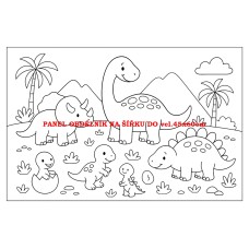 Látkový panel kolekce OMALOVÁNKY 607-114 Látkový panel kolekce OMALOVÁNKY 607-114