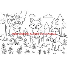 Látkový panel kolekce OMALOVÁNKY 607-116 Látkový panel kolekce OMALOVÁNKY 607-116