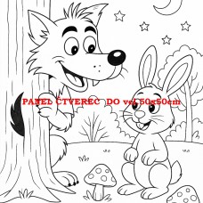 Látkový panel kolekce POHÁDKOVÉ OMALOVÁNKY 607-14 Látkový panel kolekce POHÁDKOVÉ OMALOVÁNKY 607-14