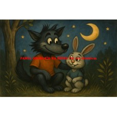 Látkový panel kolekce POHÁDKOVÉ OMALOVÁNKY 607-15 Látkový panel kolekce POHÁDKOVÉ OMALOVÁNKY 607-15