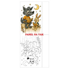 Látkový panel na vak - kolekce POHÁDKOVÉ OMALOVÁNKY 607-2 Látkový panel na vak - kolekce POHÁDKOVÉ OMALOVÁNKY 607-2