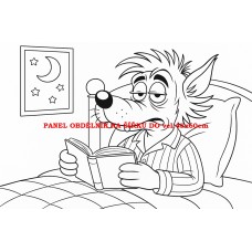 Látkový panel kolekce POHÁDKOVÉ OMALOVÁNKY 607-20 Látkový panel kolekce POHÁDKOVÉ OMALOVÁNKY 607-20