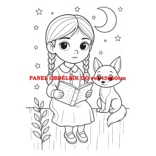 Látkový panel kolekce POHÁDKOVÉ OMALOVÁNKY 607-27 Látkový panel kolekce POHÁDKOVÉ OMALOVÁNKY 607-27