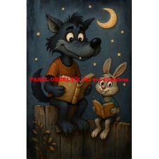 Látkový panel kolekce POHÁDKOVÉ OMALOVÁNKY 607-4 Látkový panel kolekce POHÁDKOVÉ OMALOVÁNKY 607-4