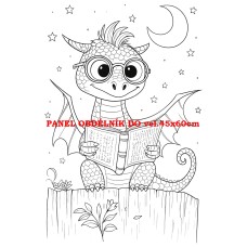 Látkový panel kolekce POHÁDKOVÉ OMALOVÁNKY 607-41 Látkový panel kolekce POHÁDKOVÉ OMALOVÁNKY 607-41