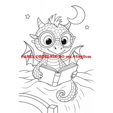 Látkový panel kolekce POHÁDKOVÉ OMALOVÁNKY 607-42 Látkový panel kolekce POHÁDKOVÉ OMALOVÁNKY 607-42