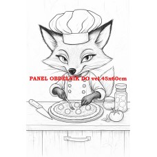 Látkový panel kolekce POHÁDKOVÉ OMALOVÁNKY 607-44 Látkový panel kolekce POHÁDKOVÉ OMALOVÁNKY 607-44