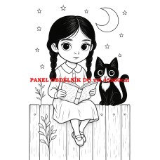 Látkový panel kolekce POHÁDKOVÉ OMALOVÁNKY 607-49 Látkový panel kolekce POHÁDKOVÉ OMALOVÁNKY 607-49