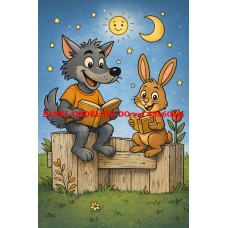 Látkový panel kolekce POHÁDKOVÉ OMALOVÁNKY 607-51 Látkový panel kolekce POHÁDKOVÉ OMALOVÁNKY 607-51