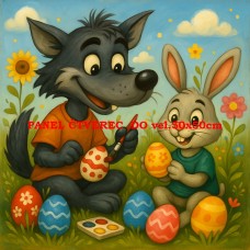 Látkový panel kolekce POHÁDKOVÉ OMALOVÁNKY 607-53 Látkový panel kolekce POHÁDKOVÉ OMALOVÁNKY 607-53