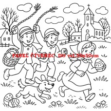 Látkový panel kolekce POHÁDKOVÉ OMALOVÁNKY 607-67 Látkový panel kolekce POHÁDKOVÉ OMALOVÁNKY 607-67