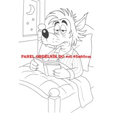 Látkový panel kolekce POHÁDKOVÉ OMALOVÁNKY 607-7 Látkový panel kolekce POHÁDKOVÉ OMALOVÁNKY 607-7