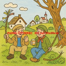 Látkový panel kolekce POHÁDKOVÉ OMALOVÁNKY 607-79 Látkový panel kolekce POHÁDKOVÉ OMALOVÁNKY 607-79