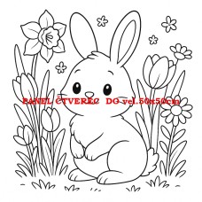 Látkový panel kolekce OMALOVÁNKY 607-81 Látkový panel kolekce OMALOVÁNKY 607-81