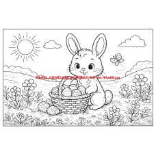 Látkový panel kolekce OMALOVÁNKY 607-87 Látkový panel kolekce OMALOVÁNKY 607-87