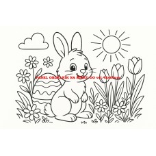 Látkový panel kolekce OMALOVÁNKY 607-90 Látkový panel kolekce OMALOVÁNKY 607-90