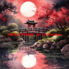 Látkový panel - kolekce JAPONSKÁ ZAHRADA 610-10 Látkový panel - kolekce JAPONSKÁ ZAHRADA 610-10