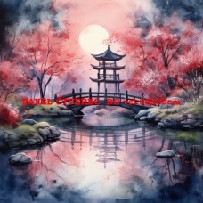 Látkový panel - kolekce JAPONSKÁ ZAHRADA 610-15 Látkový panel - kolekce JAPONSKÁ ZAHRADA 610-15