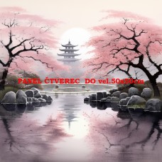 Látkový panel - kolekce JAPONSKÁ ZAHRADA 610-33