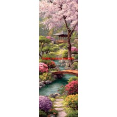 Látkový panel na záložku kolekce JAPONSKÁ ZAHRADA 610-39 Látkový panel na záložku kolekce JAPONSKÁ ZAHRADA 610-39