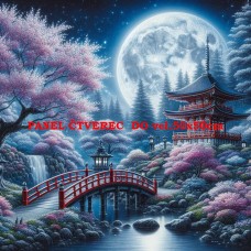Látkový panel - kolekce JAPONSKÁ ZAHRADA 610-4 Látkový panel - kolekce JAPONSKÁ ZAHRADA 610-4