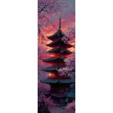 Látkový panel na záložku kolekce JAPONSKÁ ZAHRADA 610-51 Látkový panel na záložku kolekce JAPONSKÁ ZAHRADA 610-51