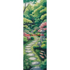 Látkový panel na záložku kolekce JAPONSKÁ ZAHRADA 610-54 Látkový panel na záložku kolekce JAPONSKÁ ZAHRADA 610-54