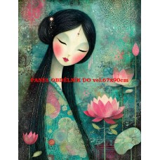 Látkový panel kolekce JAPONSKÁ ZAHRADA 610-58 Látkový panel kolekce JAPONSKÁ ZAHRADA 610-58