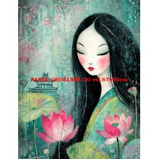 Látkový panel kolekce JAPONSKÁ ZAHRADA 610-63 Látkový panel kolekce JAPONSKÁ ZAHRADA 610-63