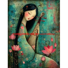 Látkový panel kolekce JAPONSKÁ ZAHRADA 610-65 Látkový panel kolekce JAPONSKÁ ZAHRADA 610-65